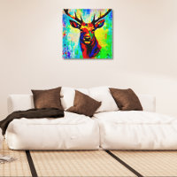 Art Mural En Acrylique cerf majestueux - Proud sta