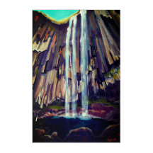 CHUTES MINYON - PEINTURE ACRYLIQUE