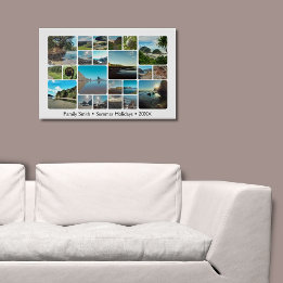 Art Mural En Acrylique Fun Custom Instagram Family Travel Photos