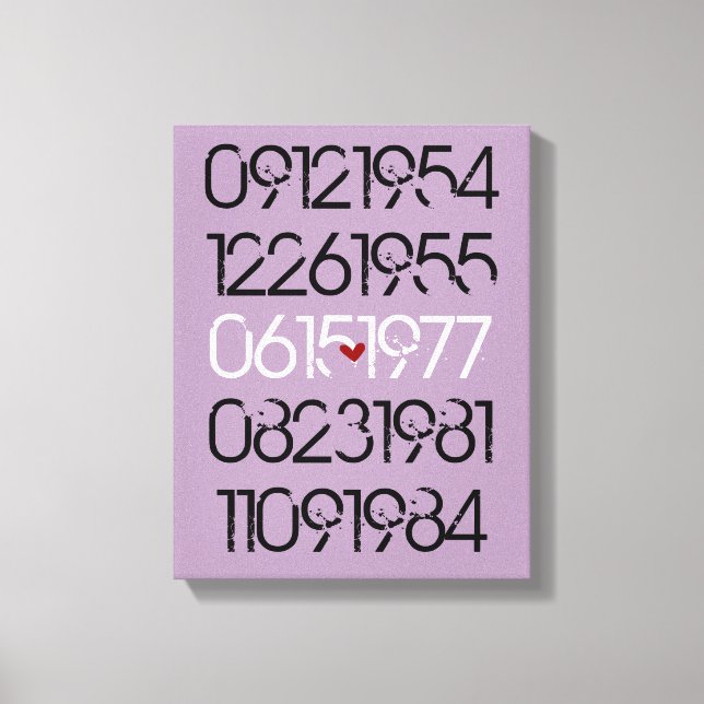 Art mural - Style désossé - Toile enveloppée (Recto)