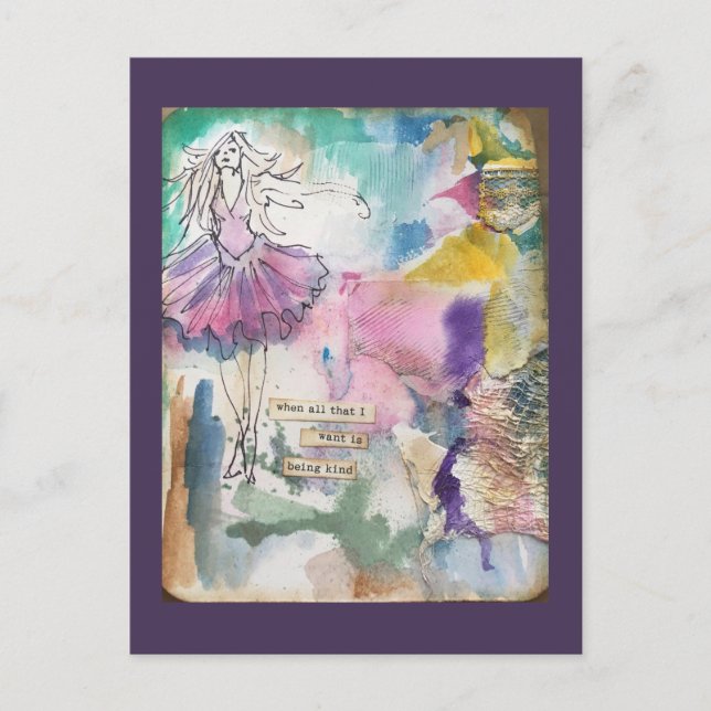 Art nach Design Postkarte (Vorderseite)