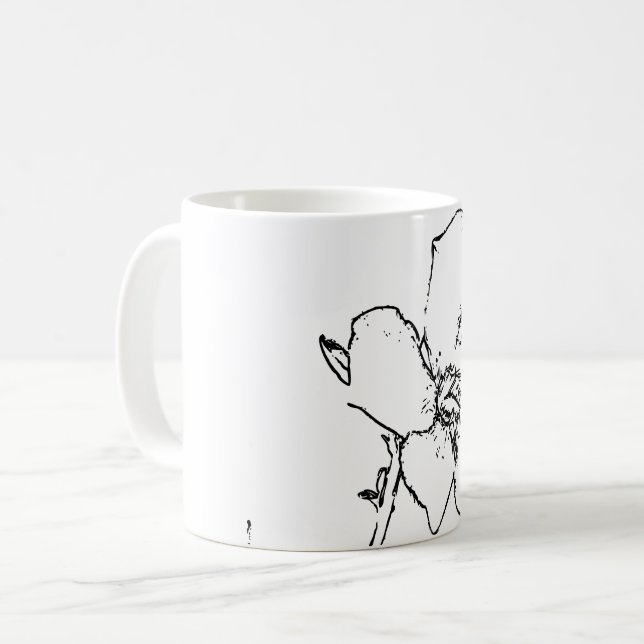 Art Natural Blume Kaffeetasse (Vorderseite Links)