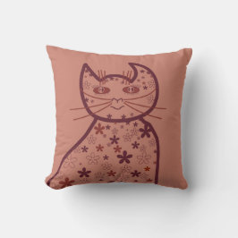 Art ,Niedlich Cat Clipart Kissen