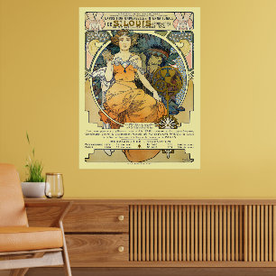 Art Nouveau 1904 Weltausstellung St. Louis von Muc Poster