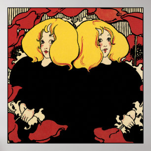 Art Nouveau Advertising Poster von Ethel Reed
