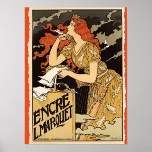Art Nouveau, Affiche publicitaire