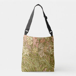 Art Nouveau Alfonse Mucha Blumenzucht Blume Tragetaschen Mit Langen Trägern