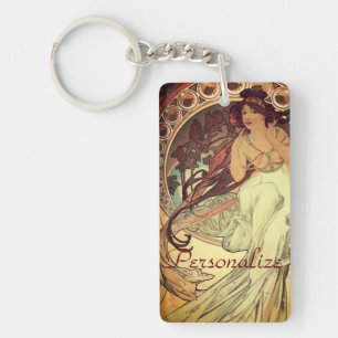 Art nouveau Alphonse Mucha élégante vintage  
