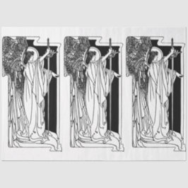 Art Nouveau Angel 15 Dekoupage Tissue Paper Seidenpapier