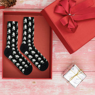 Art Nouveau Arctic White Fox Socken