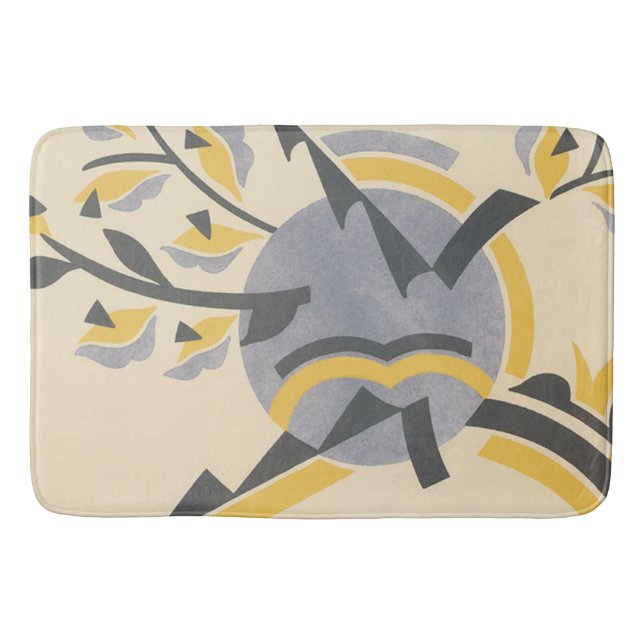 Art Nouveau Badematte (Vorderseite)