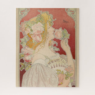 Art Nouveau Belle Époque Dame Rosen Livemont