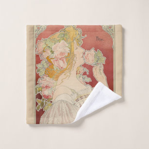 Art Nouveau Belle Époque Dame Roses Livemont