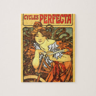 Art Nouveau Bicycle Mucha Art Collection