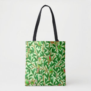 Art Nouveau Bird and Pomegranate, Limes Green Tasche