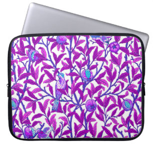 Art Nouveau Bird & Pomegranate, Amethyst Lila Laptopschutzhülle