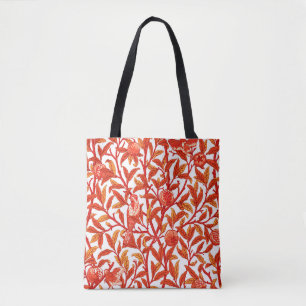 Art Nouveau Bird & Pomegranate, Mandarin Orange Tasche