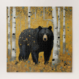 Art Nouveau Black Bear