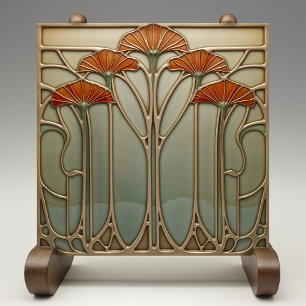 Art Nouveau Blüte [Set 4/4] Fliese