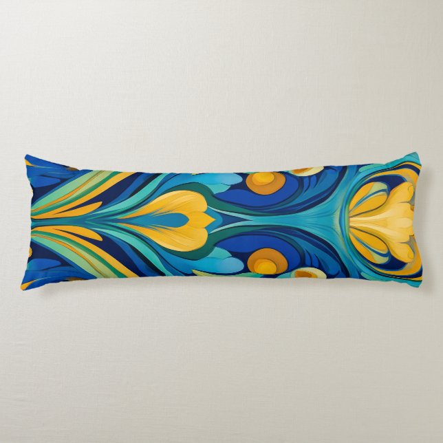 Art Nouveau Body Pillow Seitenschläferkissen (Vorderseite)