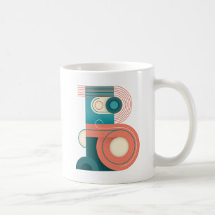 Art Nouveau Buchstabe B Kaffeetasse