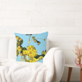 Art Nouveau Buttercups Kissen
