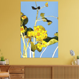 Art Nouveau Buttercups Leinwanddruck
