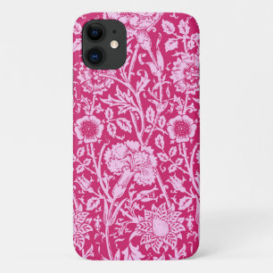 Art Nouveau Carnation Damask, Fuchsia Pink Case-Mate iPhone Hülle