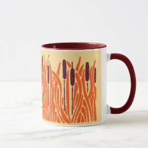 Art Nouveau Cat Schwanzes - Tasse