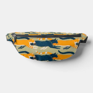 Art Nouveau Cats Bauchtasche