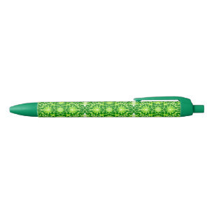 Art Nouveau Chinese Pattern - Emerald Green Kugelschreiber