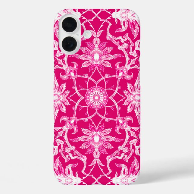 Art Nouveau Chinese Pattern - Fuchsia Pink title_seo2 (Rückseite)