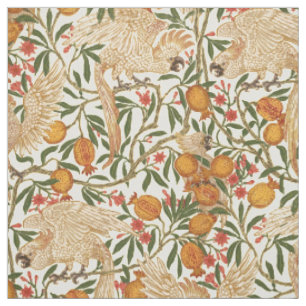 Art Nouveau Cockatoo Muster von Walter Crane Stoff