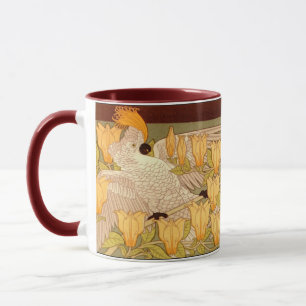 Art Nouveau Cockatoo Tasse