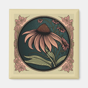 Art Nouveau Conefeld Magnet
