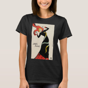 Art Nouveau Dancer Jane Avril von Toulouse Lautrec T-Shirt