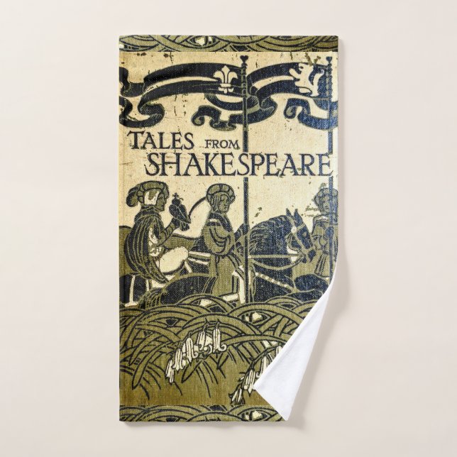 Art nouveau de Shakespeare (Serviette à main)