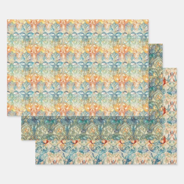 ART NOUVEAU DECOUPAY DEKORATIVE PAPIER (Set)