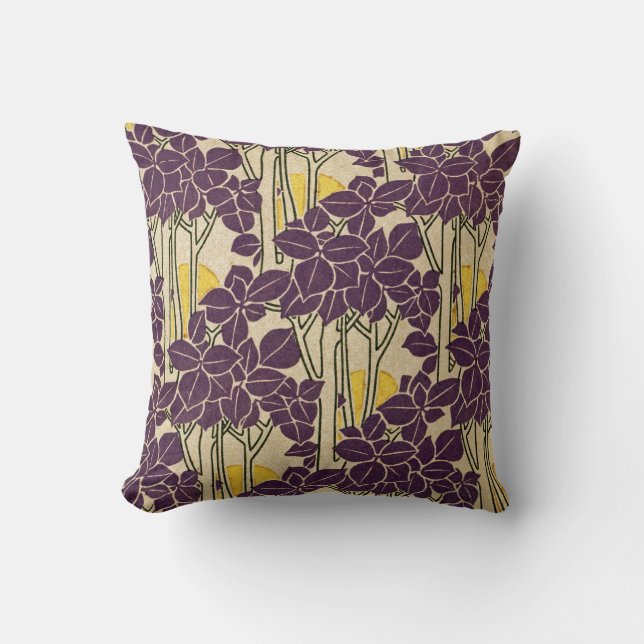 Art Nouveau Design #5 Kissen (Vorderseite)