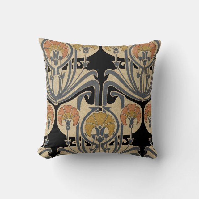Art Nouveau Design #7 @ VictoriaShaylee Kissen (Vorderseite)