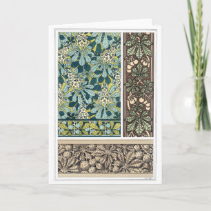 Art Nouveau Design Blank Note Card Karte