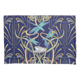 Art Nouveau Dragonflies Pattern Kissenbezug