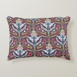 Art Nouveau Druck mit warmer Tönung Dekokissen
