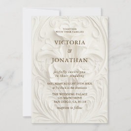 Art Nouveau Elegante Hochzeit Einladung