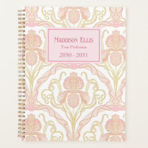 Art Nouveau Féminin Floral Rose Entreprise