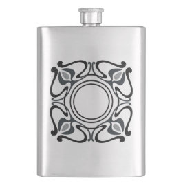 Art Nouveau Flask Flachmann