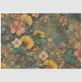 Art Nouveau Floral Decoupage Seidenpapier