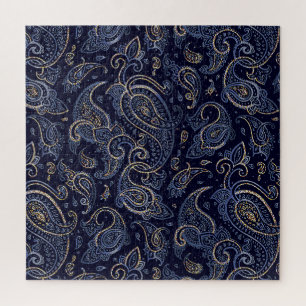 Art Nouveau Floral Denim Design