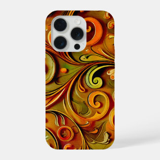 Art Nouveau floral design  iPhone 15 Pro Hülle