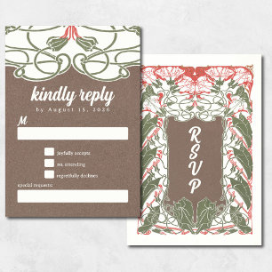 Art Nouveau Floral Elégance 2 RSVP